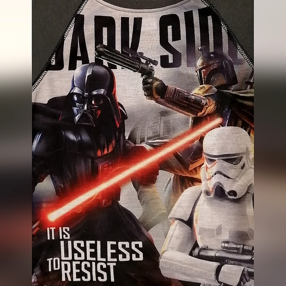 🔥SALE🔥 Disney Star Wars Darth Vader Boy's 2 Pc Pajamas Set NWT Size XS (4-5) - Picture 3 of 7